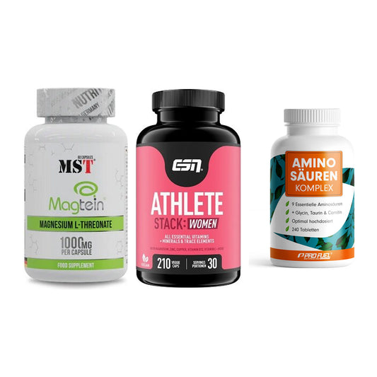 Ausdauer-Set: MST Magnesium + ESN Athlete + ProFuel Aminosäu – alle enthaltenen Artikel