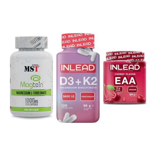 Ausdauer-Set: MST Magnesium + INLEAD Vitamin + INLEAD EAA – alle enthaltenen Artikel