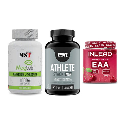 Ausdauer-Set: MST Magnesium + ESN Athlete + INLEAD EAA – alle enthaltenen Artikel