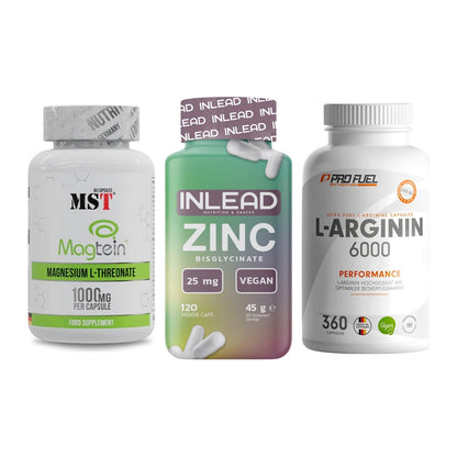 Ausdauer-Set: MST Magnesium + INLEAD Zink + ProFuel L-Argini – alle enthaltenen Artikel