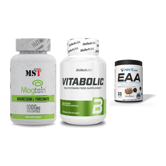 Ausdauer-Set: MST Magnesium + BioTech Vitaboli + NNT EAA – alle enthaltenen Artikel