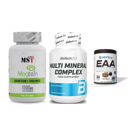 Ausdauer-Set: MST Magnesium + BioTech Multi + NNT EAA – alle enthaltenen Artikel