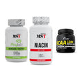 Ausdauer-Set: MST Magnesium + MST Niacin + Olimp BCAA Mega – alle enthaltenen Artikel