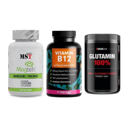 Ausdauer-Set: MST Magnesium + ProFuel Vitamin + Sinob Core – alle enthaltenen Artikel
