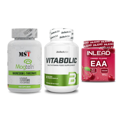 Ausdauer-Set: MST Magnesium + BioTech Vitaboli + INLEAD EAA – alle enthaltenen Artikel