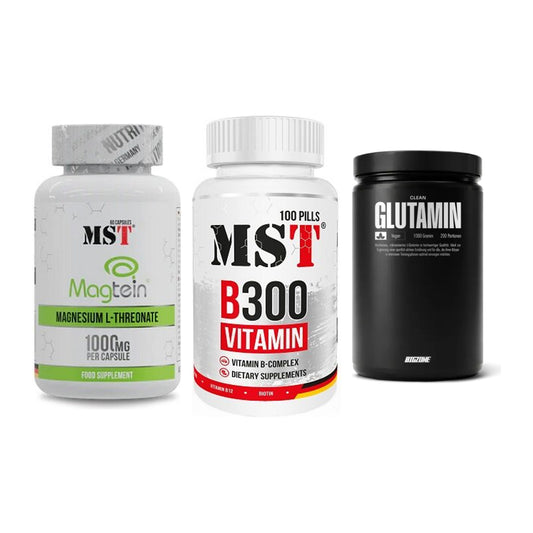 Ausdauer-Set: MST Magnesium + MST B300 B-Compl + Big Zone Glutami – alle enthaltenen Artikel