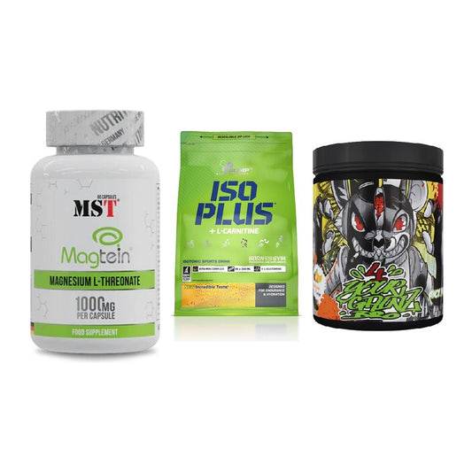 Ausdauer-Set: MST Magnesium + Olimp Iso Plus + BPS-Pharma EAA´s – alle enthaltenen Artikel