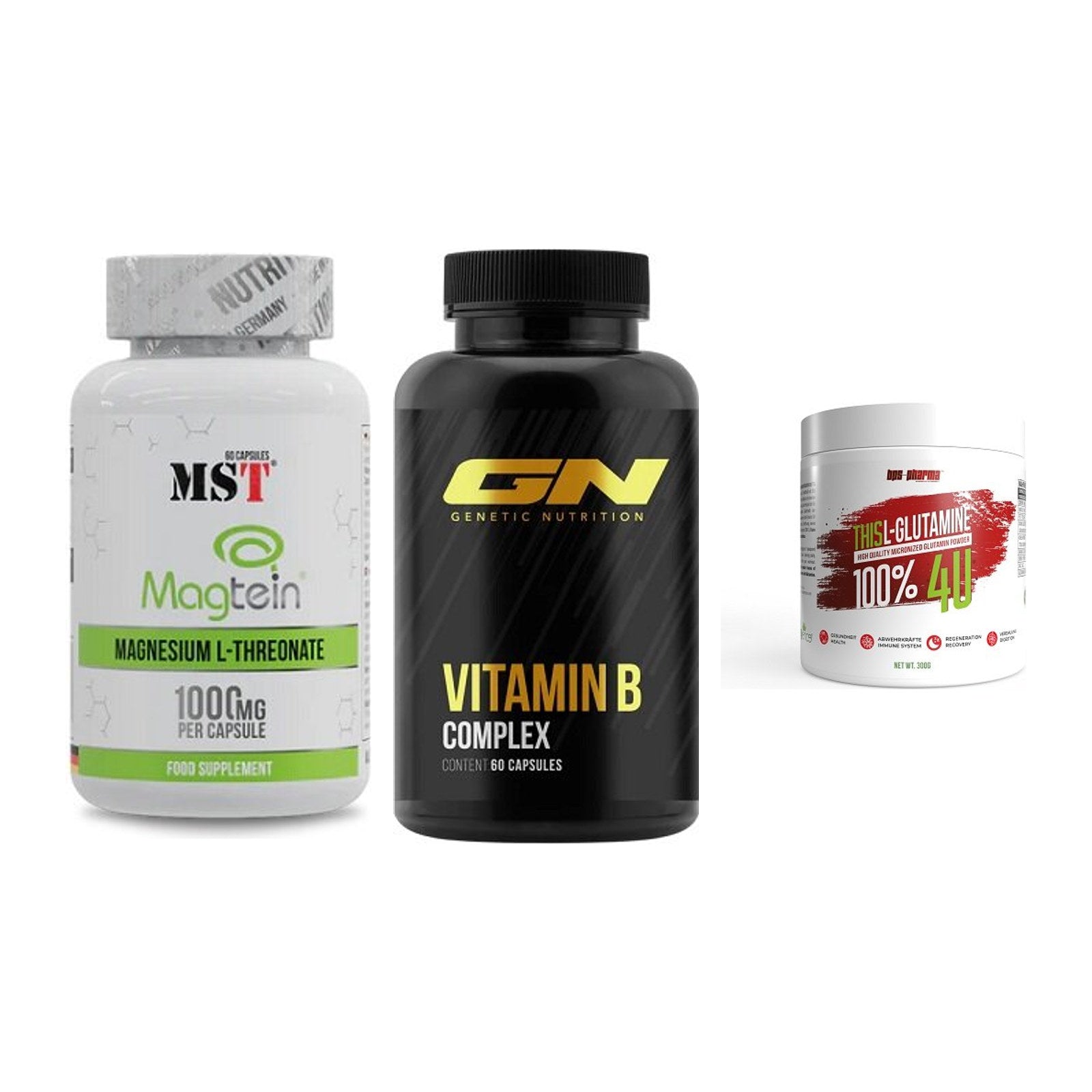 Ausdauer-Set: MST Magnesium + GN Vitamin + BPS-Pharma This – alle enthaltenen Artikel