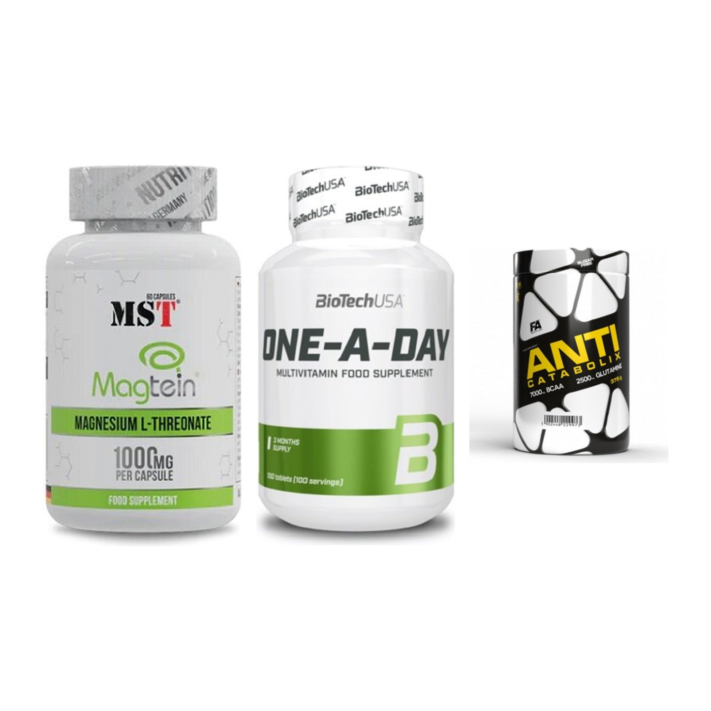 Ausdauer-Set: MST Magnesium + BioTech One A + FA Nutrition – alle enthaltenen Artikel
