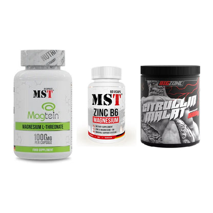 Ausdauer-Set: MST Magnesium + MST Zinc + Big Zone Citrull – alle enthaltenen Artikel