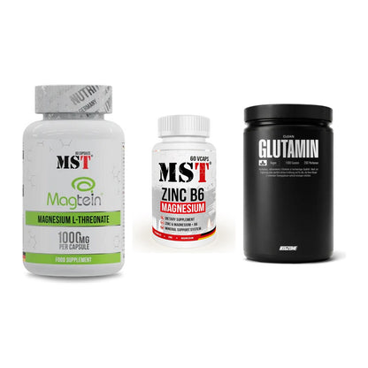 Ausdauer-Set: MST Magnesium + MST Zinc + Big Zone Glutami – alle enthaltenen Artikel