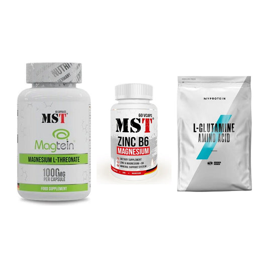 Ausdauer-Set: MST Magnesium + MST Zinc + MyProtein – alle enthaltenen Artikel