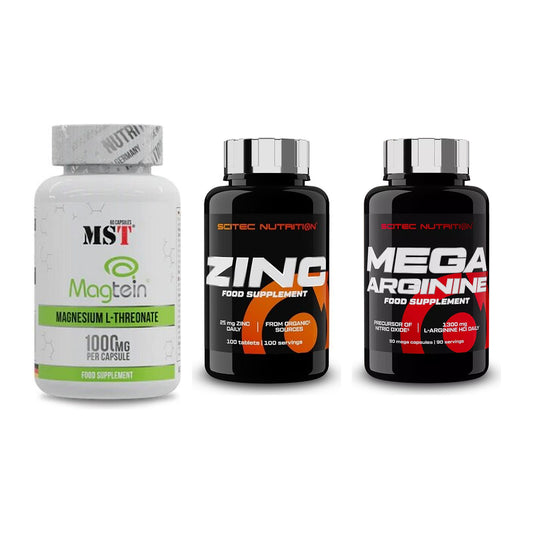Ausdauer-Set: MST Magnesium + Scitec Zinc + Scitec Mega – alle enthaltenen Artikel