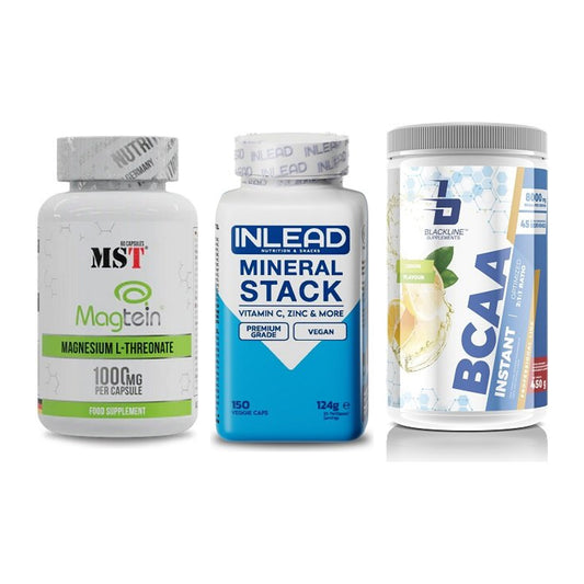 Ausdauer-Set: MST Magnesium + INLEAD Mineral + Blackline – alle enthaltenen Artikel