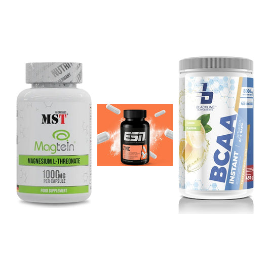 Ausdauer-Set: MST Magnesium + ESN Zinc + Blackline – alle enthaltenen Artikel