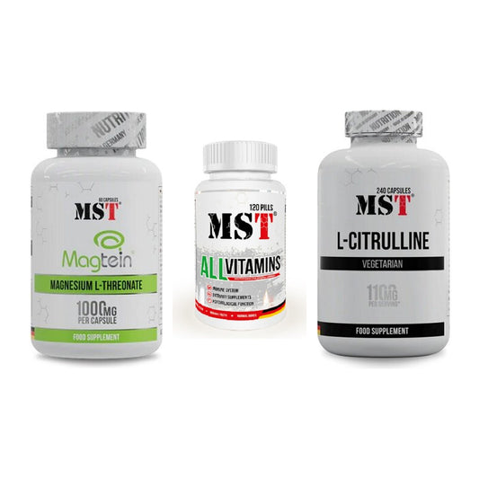 Ausdauer-Set: MST Magnesium + MST All Vitamins + MST Citrulline – alle enthaltenen Artikel