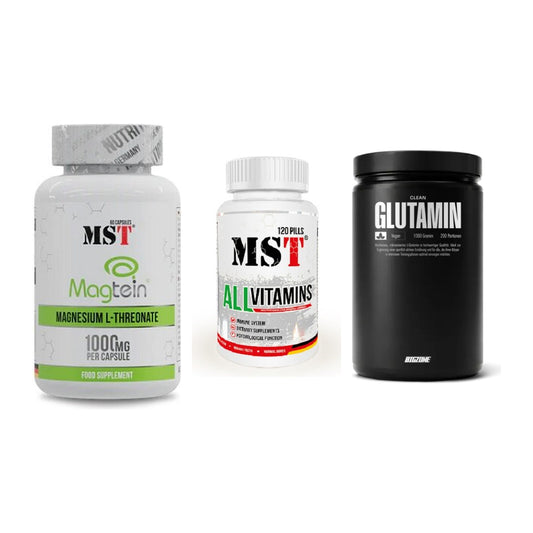 Ausdauer-Set: MST Magnesium + MST All Vitamins + Big Zone Glutami – alle enthaltenen Artikel
