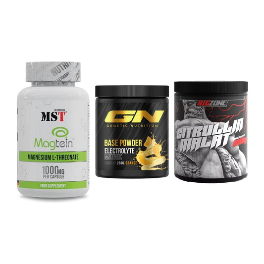 Ausdauer-Set: MST Magnesium + GN Base Powder + Big Zone Citrull – alle enthaltenen Artikel