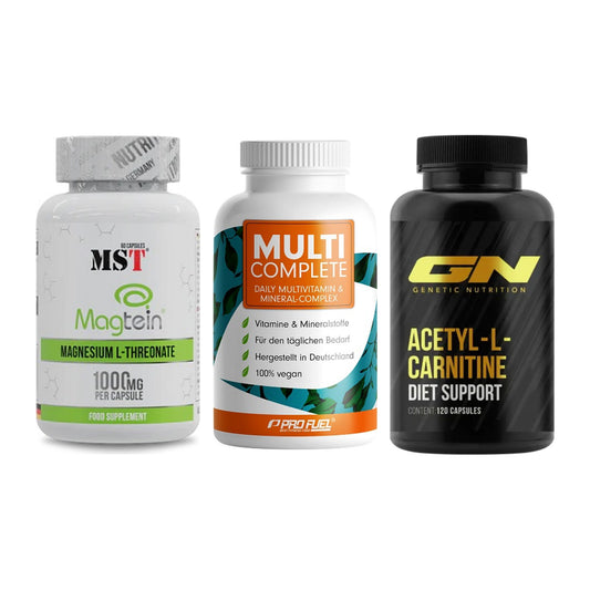 Ausdauer-Set: MST Magnesium + ProFuel MULTI + GN Acetyl – alle enthaltenen Artikel