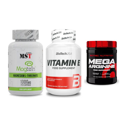 Ausdauer-Set: MST Magnesium + BioTech Vitamin + Scitec Mega – alle enthaltenen Artikel