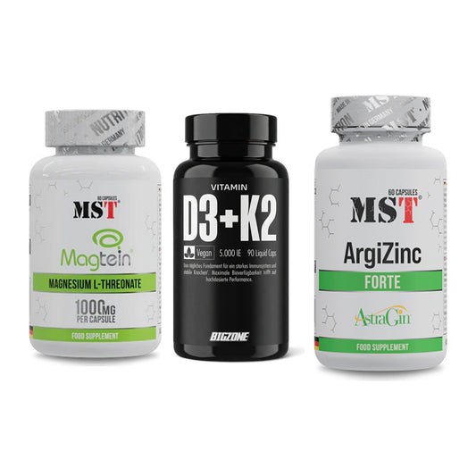 Ausdauer-Set: MST Magnesium + Big Zone Vitamin + MST ArgiZinc – alle enthaltenen Artikel