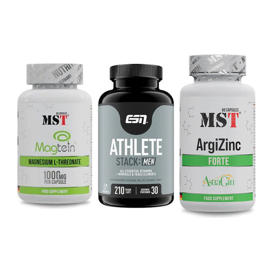 Ausdauer-Set: MST Magnesium + ESN Athlete + MST ArgiZinc – alle enthaltenen Artikel