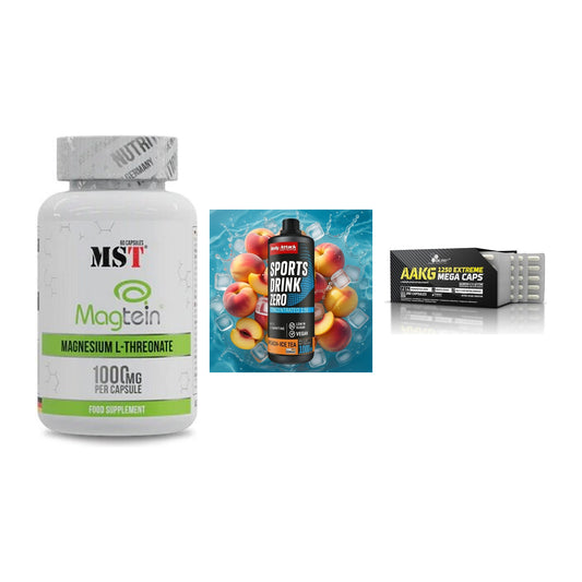 Ausdauer-Set: MST Magnesium + Body Attack + Olimp AAKG – alle enthaltenen Artikel