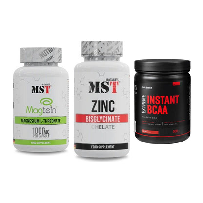 Ausdauer-Set: MST Magnesium + MST Zinc Chelate + Body Attack – alle enthaltenen Artikel