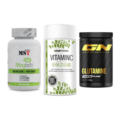 Ausdauer-Set: MST Magnesium + Sinob Vitamin C + GN Nano Pure – alle enthaltenen Artikel