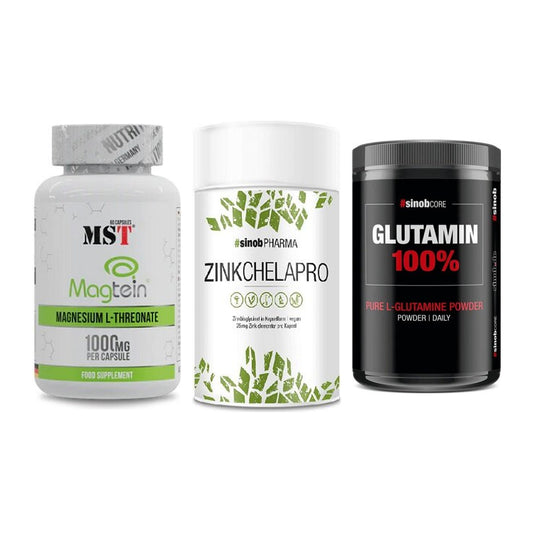 Ausdauer-Set: MST Magnesium + Sinob Zink + Sinob Core – alle enthaltenen Artikel