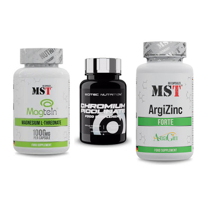 Ausdauer-Set: MST Magnesium + Scitec Chromium + MST ArgiZinc – alle enthaltenen Artikel