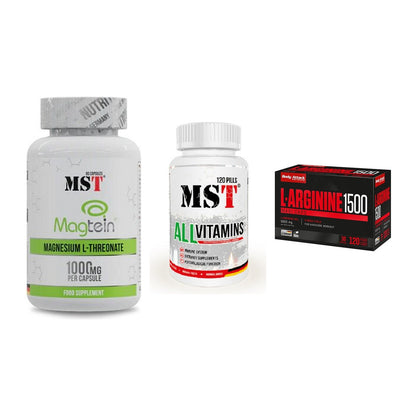 Ausdauer-Set: MST Magnesium + MST All Vitamins + Body Attack – alle enthaltenen Artikel
