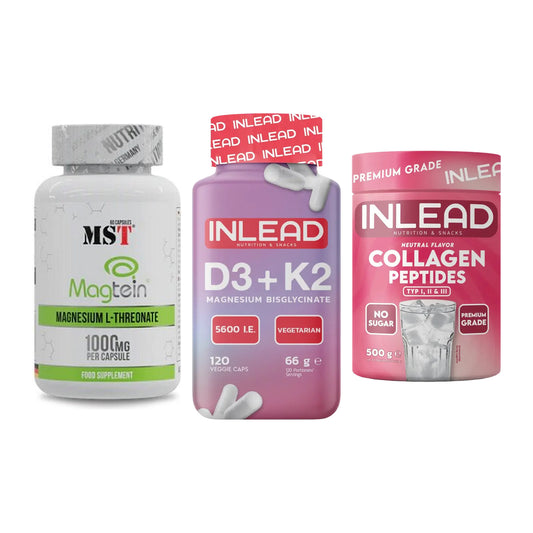 Ausdauer-Set: MST Magnesium + INLEAD Vitamin + INLEAD Collagen – alle enthaltenen Artikel