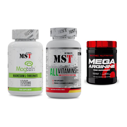 Ausdauer-Set: MST Magnesium + MST All Vitamins + Scitec Mega – alle enthaltenen Artikel