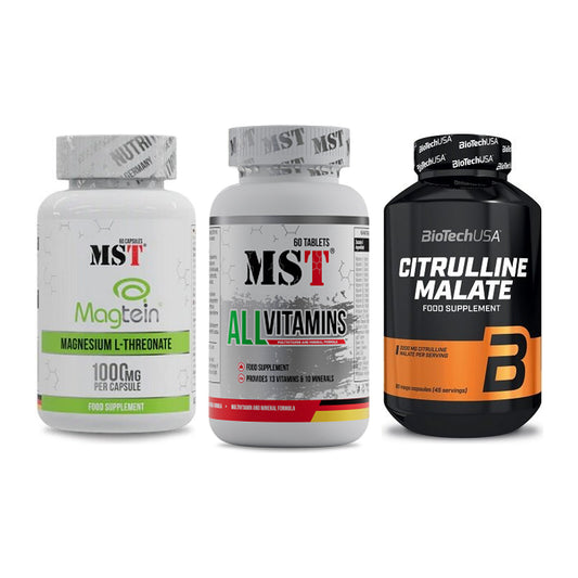 Ausdauer-Set: MST Magnesium + MST All Vitamins + BioTech Citrulli – alle enthaltenen Artikel