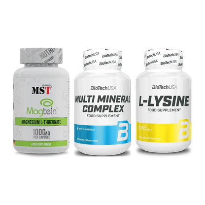 Ausdauer-Set: MST Magnesium + BioTech Multi + BioTech L-Lysine – alle enthaltenen Artikel