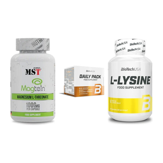 Ausdauer-Set: MST Magnesium + BioTech Daily + BioTech L-Lysine – alle enthaltenen Artikel