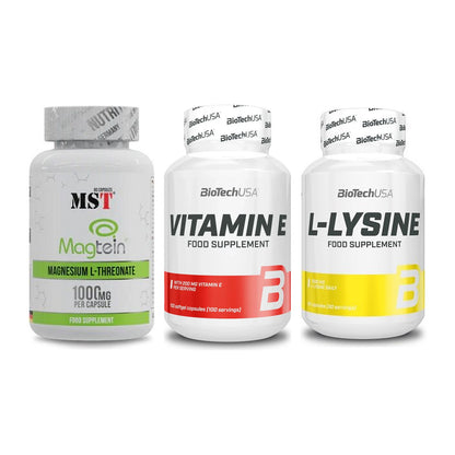 Ausdauer-Set: MST Magnesium + BioTech Vitamin + BioTech L-Lysine – alle enthaltenen Artikel