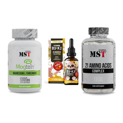 Ausdauer-Set: MST Magnesium + ProFuel VITAMIN + MST 21 Amino – alle enthaltenen Artikel