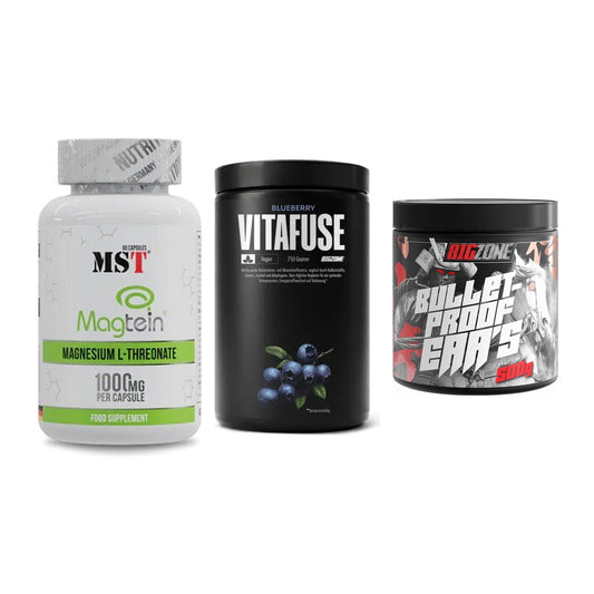 Ausdauer-Set: MST Magnesium + Big Zone Vitafus + Big Zone Bulletp – alle enthaltenen Artikel
