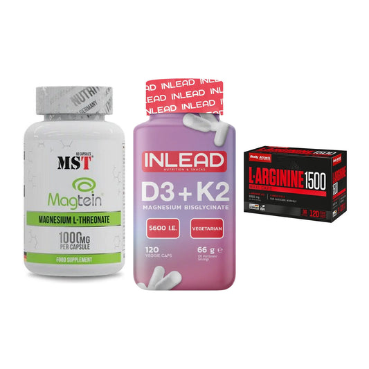Ausdauer-Set: MST Magnesium + INLEAD Vitamin + Body Attack – alle enthaltenen Artikel