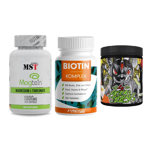 Ausdauer-Set: MST Magnesium + ProFuel BIOTIN + BPS-Pharma EAA´s – alle enthaltenen Artikel