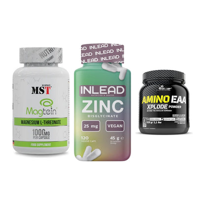Ausdauer-Set: MST Magnesium + INLEAD Zink + Olimp Amino EAA – alle enthaltenen Artikel