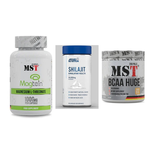 Ausdauer-Set: MST Magnesium + Applied Nutritio + MST BCAA Huge – alle enthaltenen Artikel