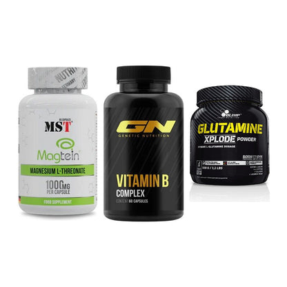 Ausdauer-Set: MST Magnesium + GN Vitamin + Olimp L-Glutamin – alle enthaltenen Artikel
