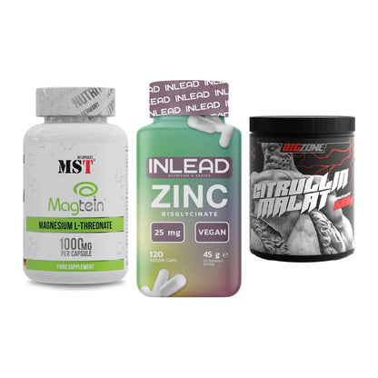 Ausdauer-Set: MST Magnesium + INLEAD Zink + Big Zone Citrull – alle enthaltenen Artikel