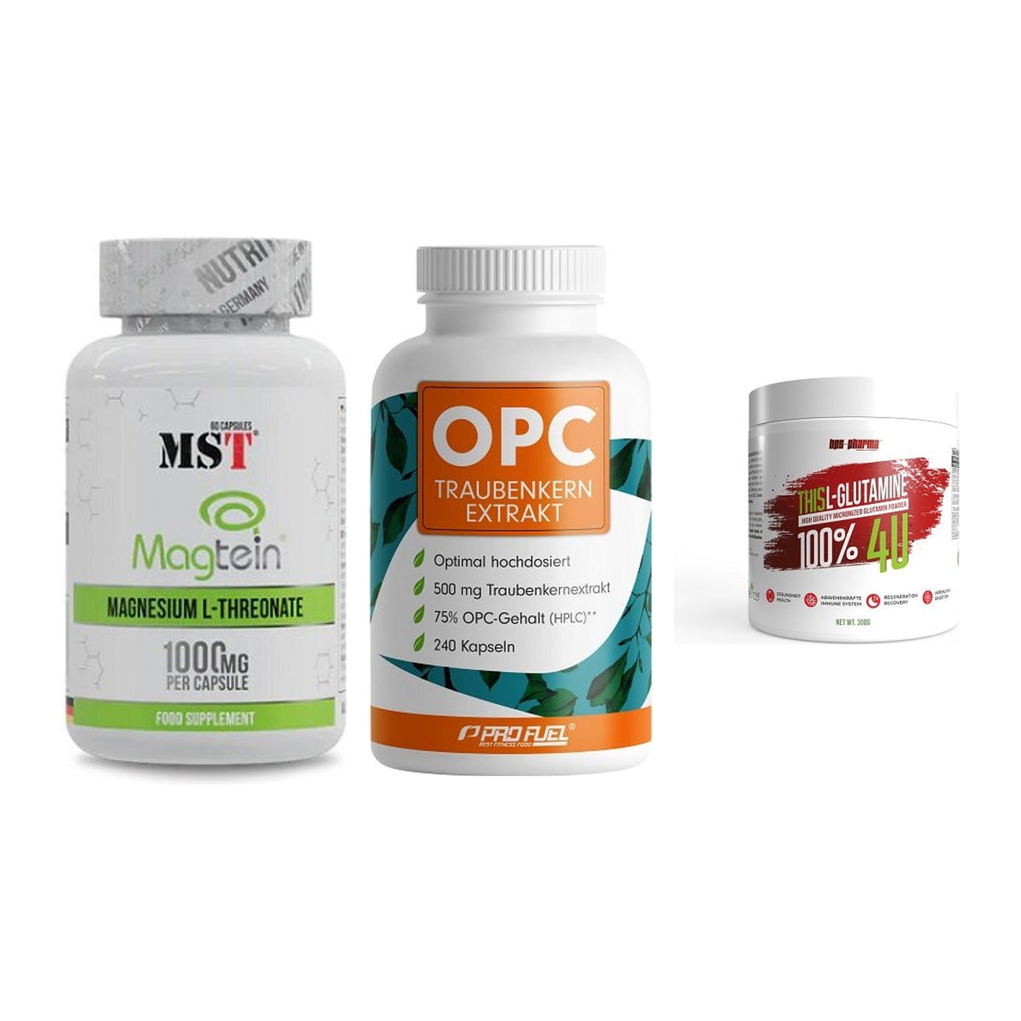 Ausdauer-Set: MST Magnesium + ProFuel OPC + BPS-Pharma This – alle enthaltenen Artikel