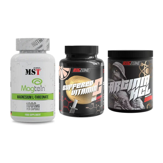 Ausdauer-Set: MST Magnesium + Big Zone Buffere + Big Zone Arginin – alle enthaltenen Artikel