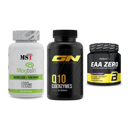 Ausdauer-Set: MST Magnesium + GN Q10 Health + BioTech EAA Zero – alle enthaltenen Artikel