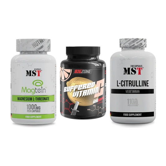 Ausdauer-Set: MST Magnesium + Big Zone Buffere + MST Citrulline – alle enthaltenen Artikel